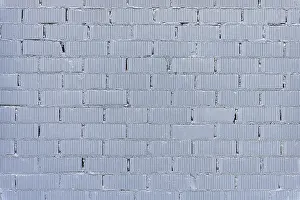 No People Deserted Landscape Drucke: Background consisting of a wall of grey painted bricks
