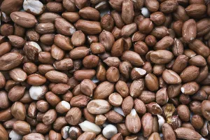 Full Format Filling Image Drucke: A Background Image Of Raw Peanuts