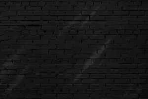 Historic District Photography Drucke: The background of the old black brick wall for design interior