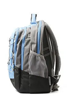 Bright White Background Drucke: Backpack isolated on white background