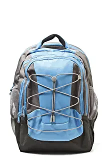 Bright White Background Drucke: Backpack isolated on white background