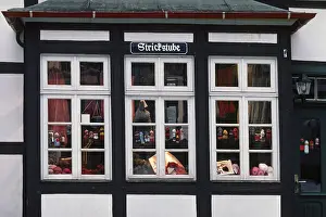 European Historic Quarter Image Drucke: Bad Essen, window, timbering