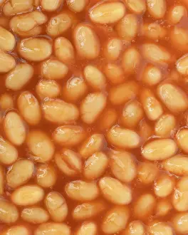 Close Up Bean Images Drucke: Baked beans