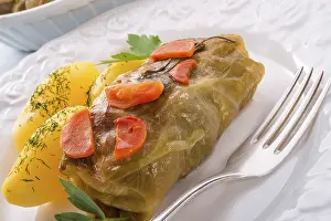 Baked Cabbage Rolls Drucke: Baked cabbage rolls