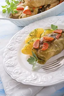 Artisanal Bakery Products Drucke: Baked cabbage rolls