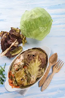 Polish Baked Goods Drucke: Baked cabbage rolls