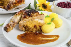 European Meat Dishes Drucke: Baked chicken