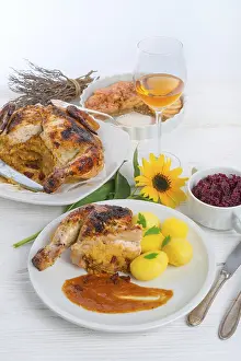 European Meat Dishes Drucke: Baked chicken