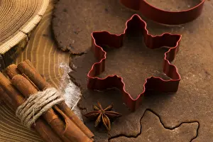Sweet Treats Winter Drucke: Baking Christmas gingerbread