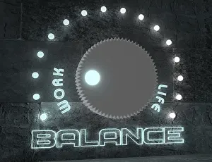 Work Life Balance Drucke: Balance adjust between work and life