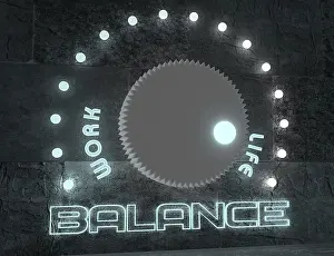 Work Life Balance Drucke: Balance adjust between work and life