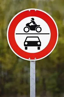 Prohibition Sign Drucke: Ban on driving