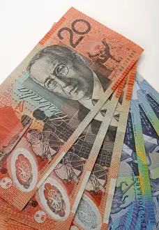 Deserted Dollar Notes Drucke: Banknotes, Australian dollars