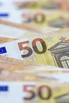 Paper Money Finance Drucke: Banknotes, banknotes, 50 Euro notes
