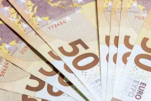 Paper Money Finance Drucke: Banknotes, banknotes, 50 Euro notes