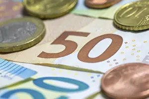 Paper Money Payment Drucke: Banknotes, banknotes, 50 euro, notes
