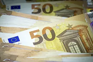 Paper Money Currency Drucke: Banknotes, banknotes, 50 Euro notes