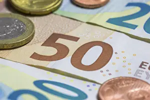 Paper Money Payment Drucke: Banknotes, banknotes, 50 euro, notes