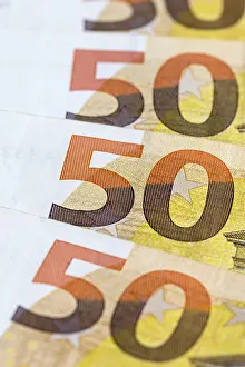 Paper Money Finance Drucke: Banknotes, banknotes, 50 Euro notes