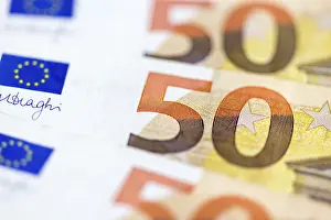 Paper Money Currency Drucke: Banknotes, banknotes, 50 Euro notes