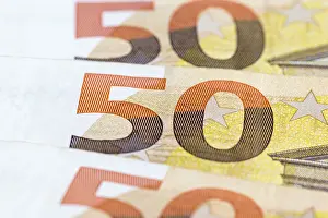 Paper Money Finance Drucke: Banknotes, banknotes, 50 Euro notes