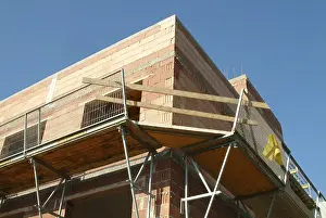 Brick Building Architecture Drucke: Bare brickwork