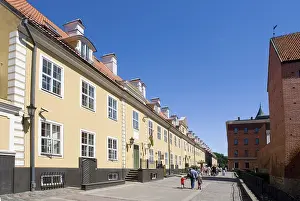 Riga Old Town Drucke: The former barracks, old town of Riga