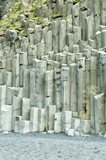 Basalt Columns Iceland Drucke: Basalt columns, cave Halsanefshellir