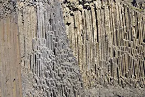 Basalt Columns Drucke: Basalt columns, Litlanesfoss Waterfall