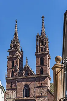 Deserted Buildings In Europe Drucke: The Basel Minster, Basel