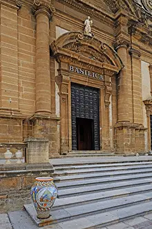 Deserted Sacred Building Europe Drucke: Basilica Madonna del Soccorso, Sciacca