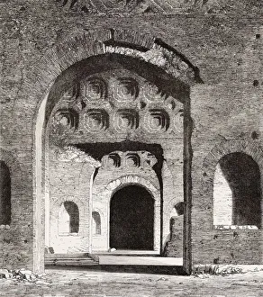 Ruined Church Building Europe Drucke: The Basilica of Maxentius and Constantine