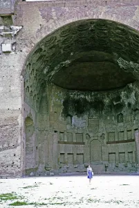 Historic Rome Italy Drucke: Basilica of Maxentius and Constantine