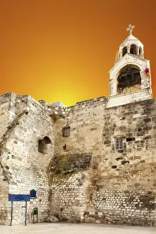 Sacred Building In Israel Drucke: Basilica of the Nativity in Bethlehem