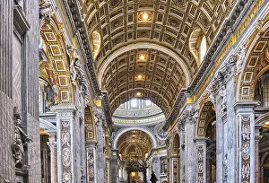 Italian Architecture Drucke: Basilica in the Vatican