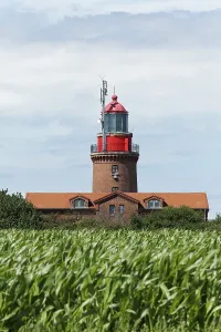 Summer In East Germany Drucke: Bastorf lighthouse, lighthouse Buk