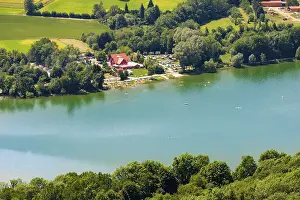 Bavaria Lake Drucke: Bathing beach at Happurger See