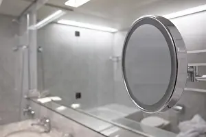 Deserted Bathroom Scene Drucke: Bathroom with Mirror