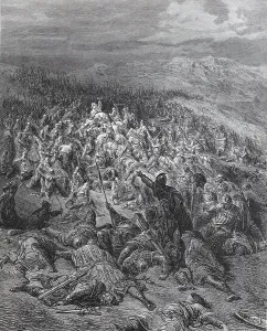 Medieval History Image Drucke: The Battle of Ascalon, 1099, First Crusade
