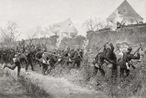 Der Sieg von Le Bourget, Belagerung von Paris