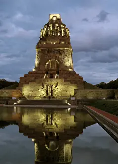 Central European Landmark Drucke: Battle of the Nations Monument