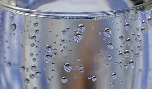 Close Up Macro Photography Drucke: Bavarian pattern in water drops