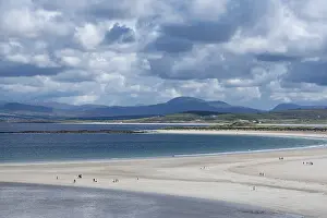 Nature Photography Ireland Drucke: Beach at Narin, Cloud Sky, Ardara