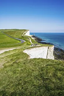 Beachy Head Lighthouse Drucke: Beachy Head Lighthouse, Beachy Head Cliffs