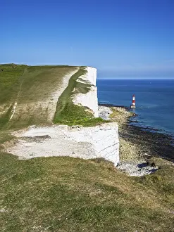 Beachy Head Lighthouse Drucke: Beachy Head Lighthouse, Beachy Head Cliffs