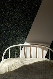 Bedroom Interior Photography Drucke: Bed in a room