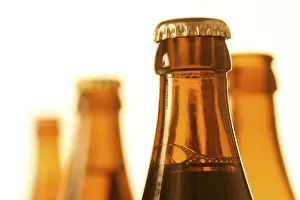 Alcoholic Beverage Images Drucke: Beer bottles