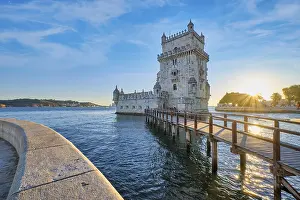 UNESCO World Heritage Site Lisbon Drucke: Belem Tower or Tower of St Vincent