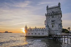 Belem Tower Lisbon Drucke: Belem Tower or Tower of St Vincent