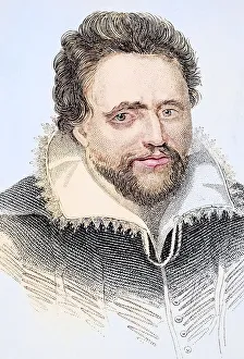 Ben Jonson Portrait Drucke: Ben Jonson alias Benjamin Jonson